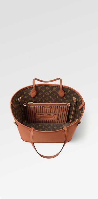 Louis Vuitton neverfull in side out mm 28x48