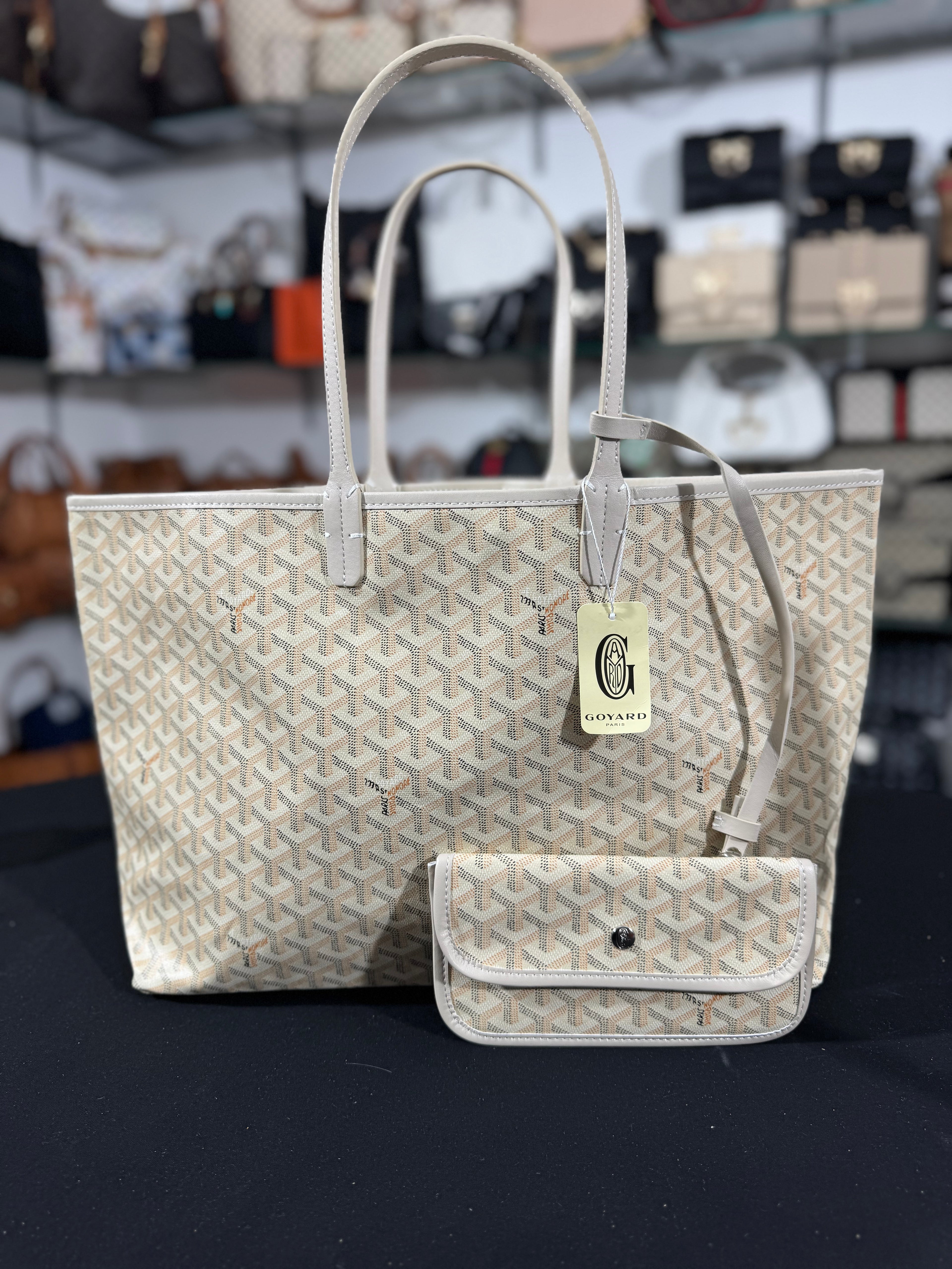 Goyard shopper beige 50x30