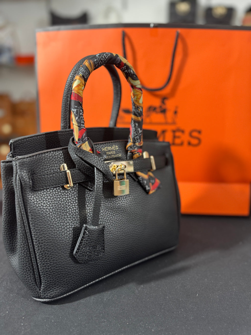 Hermes birkin black 24x17