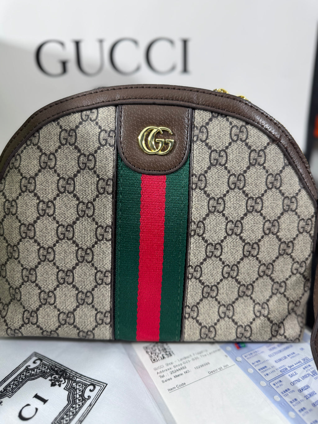 Cucci small shoulder bag brown 24x20x8