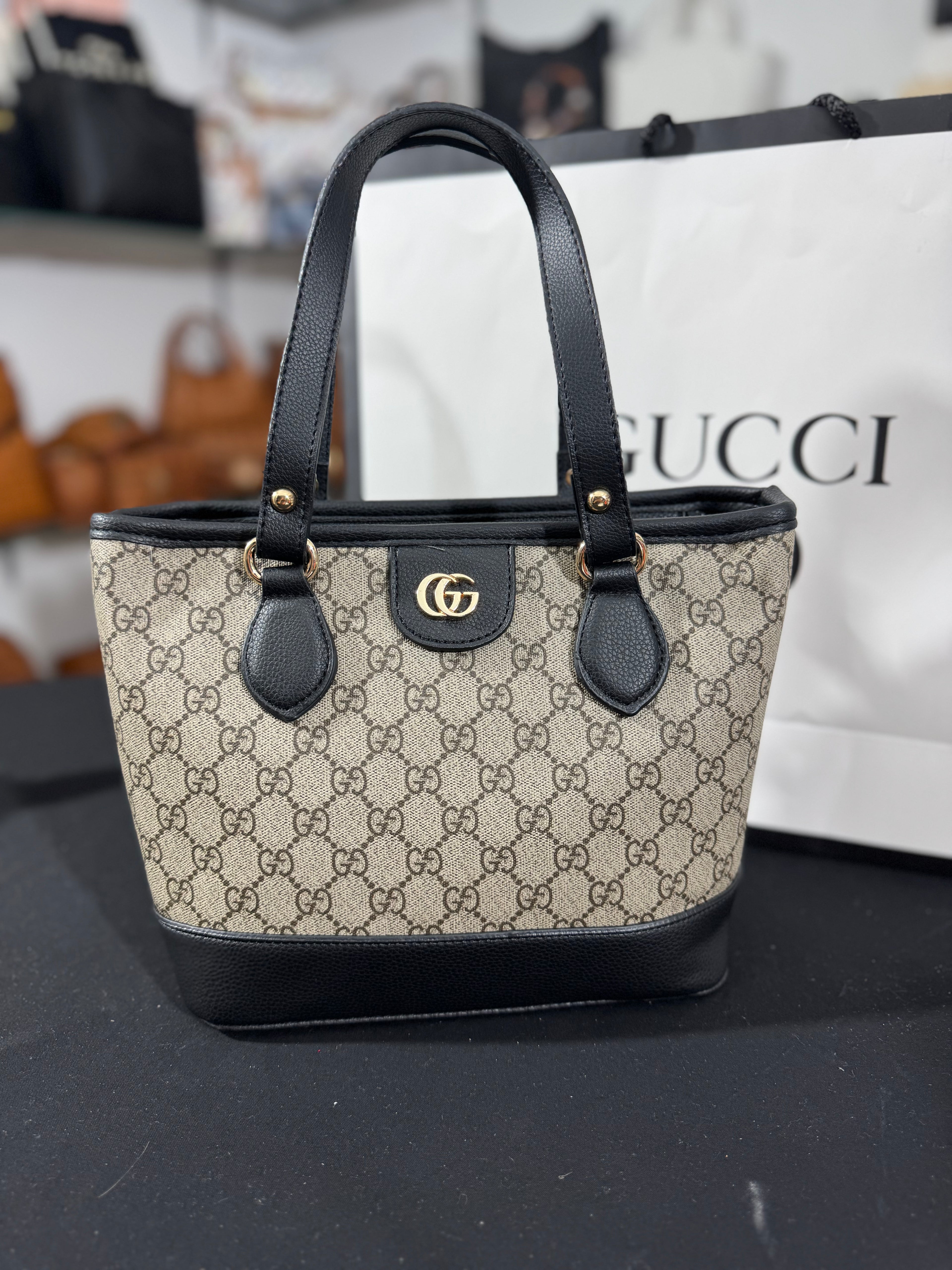 Cucci Ophidia medium tote bag black 30x23x12