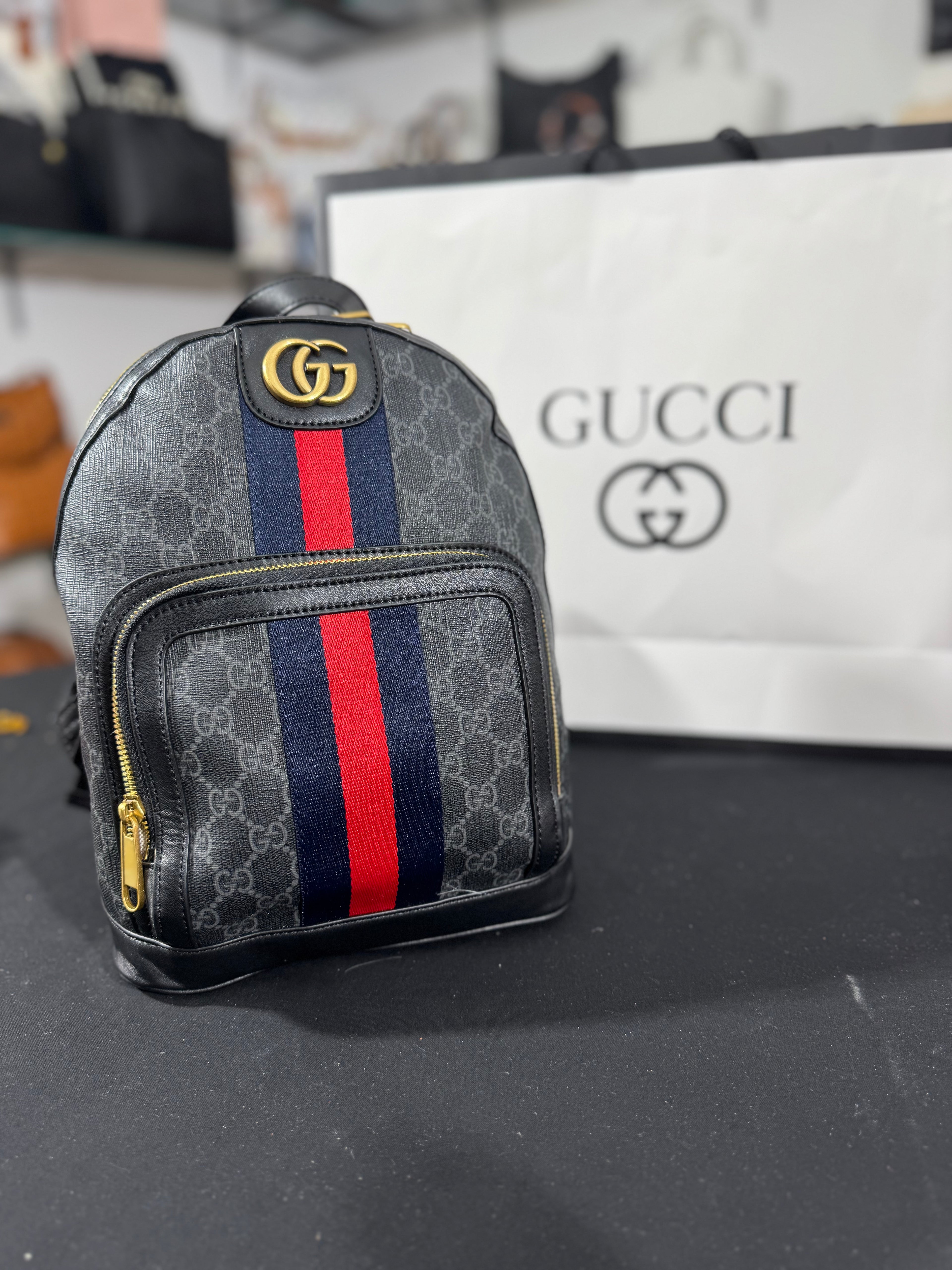 Cucci ophidia small backpack black 22x29x15