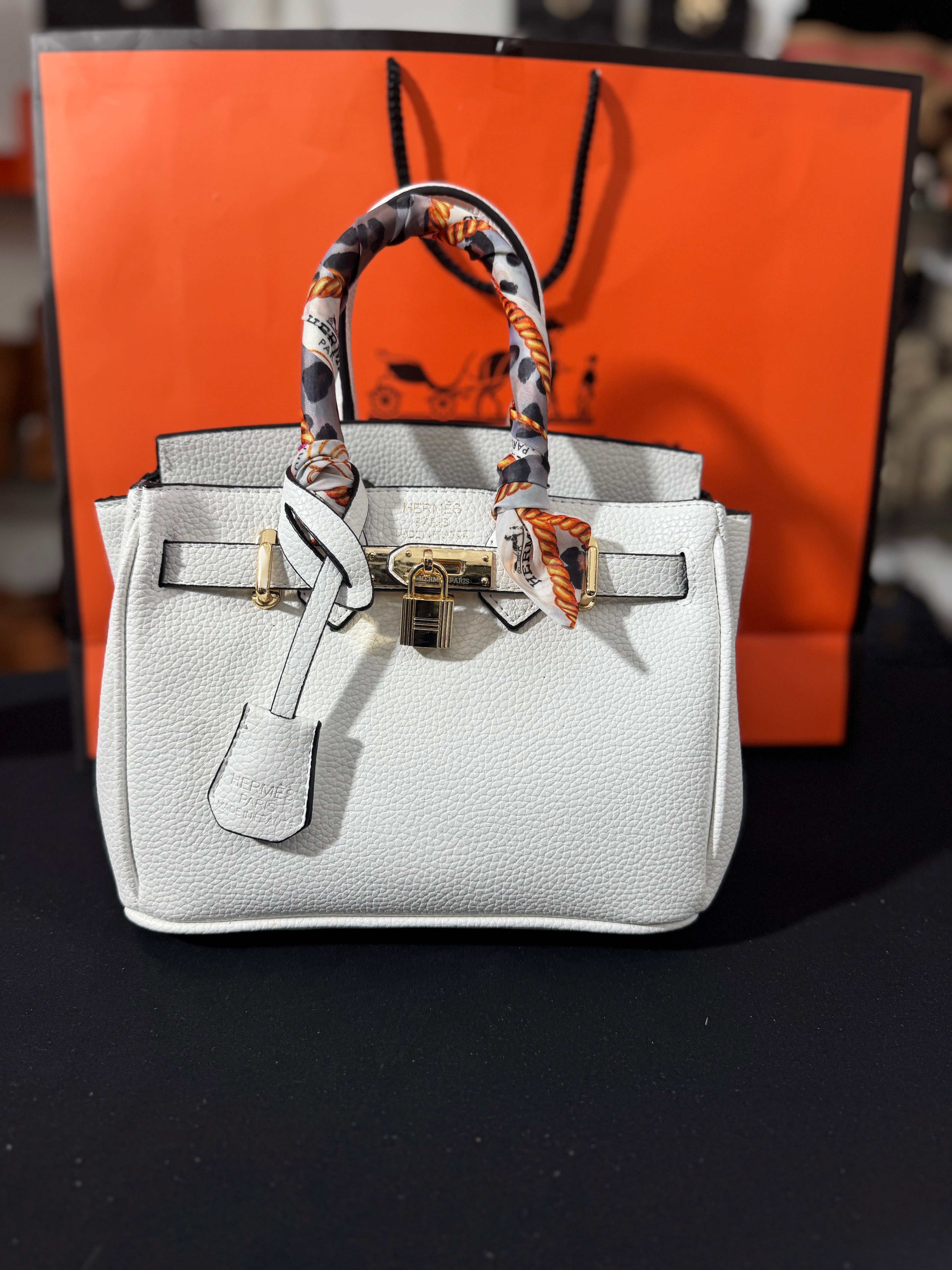 Hermes birkin white 24x17