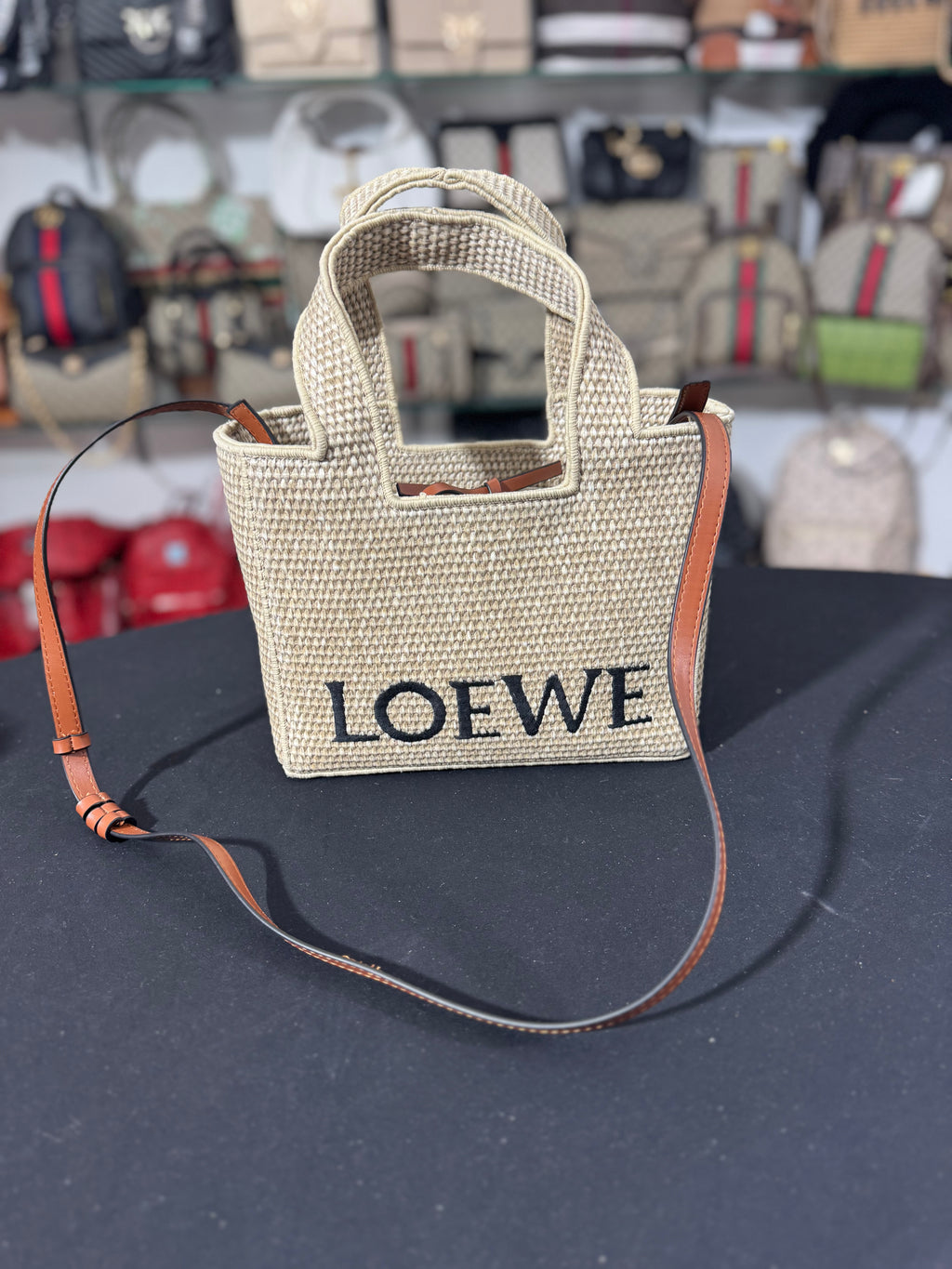 Loewe raffia Paula’s Ibiza 25x20