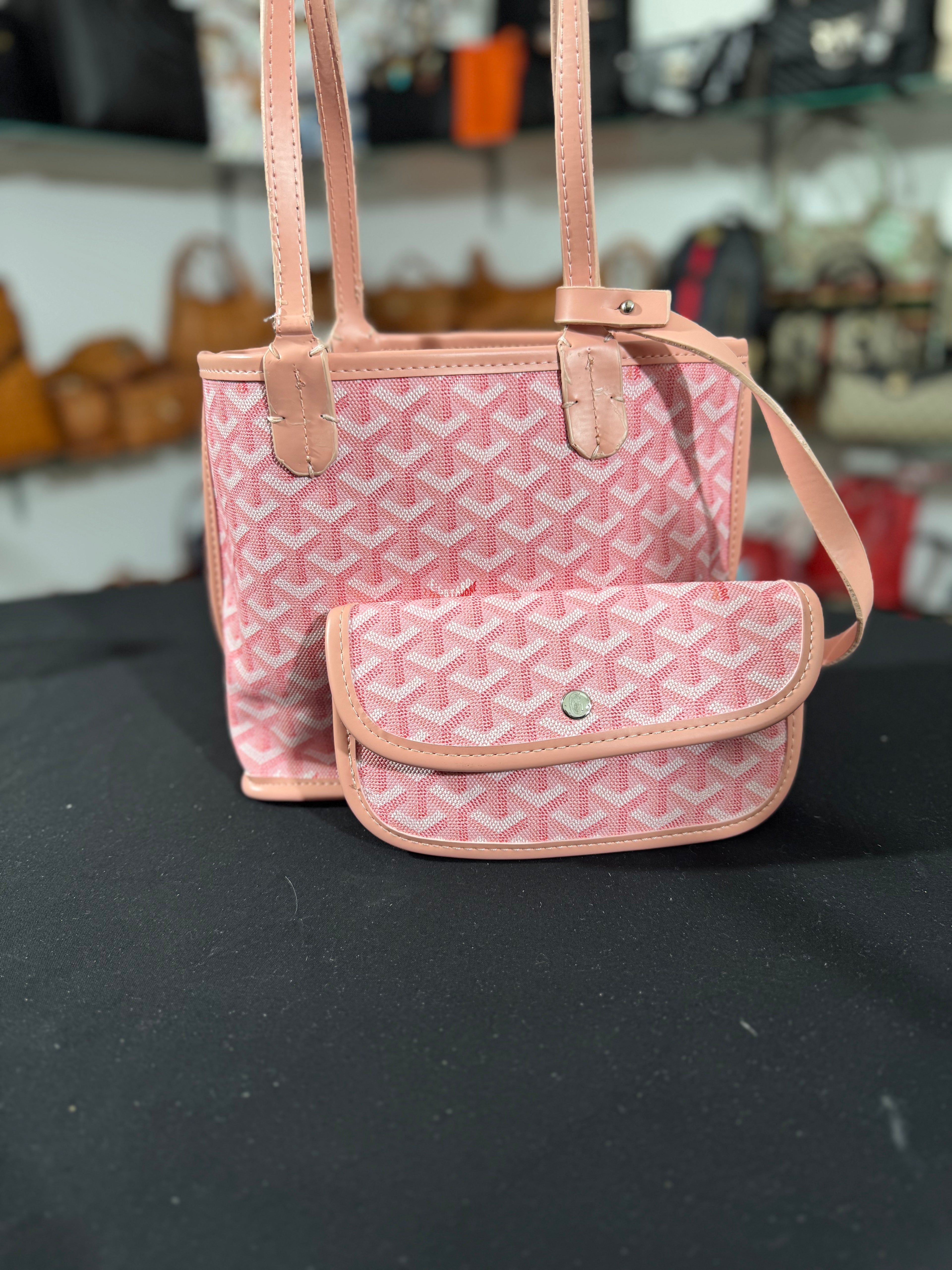 Goyard mini pink bag 20x20