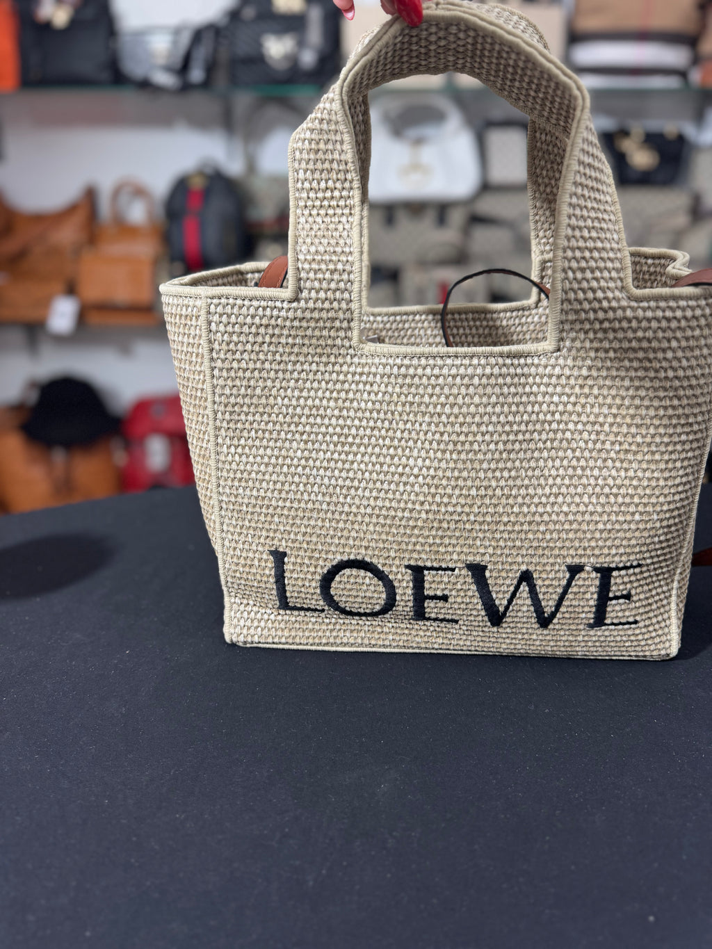 Loewe ráfia Paula’s Ibiza 30x24