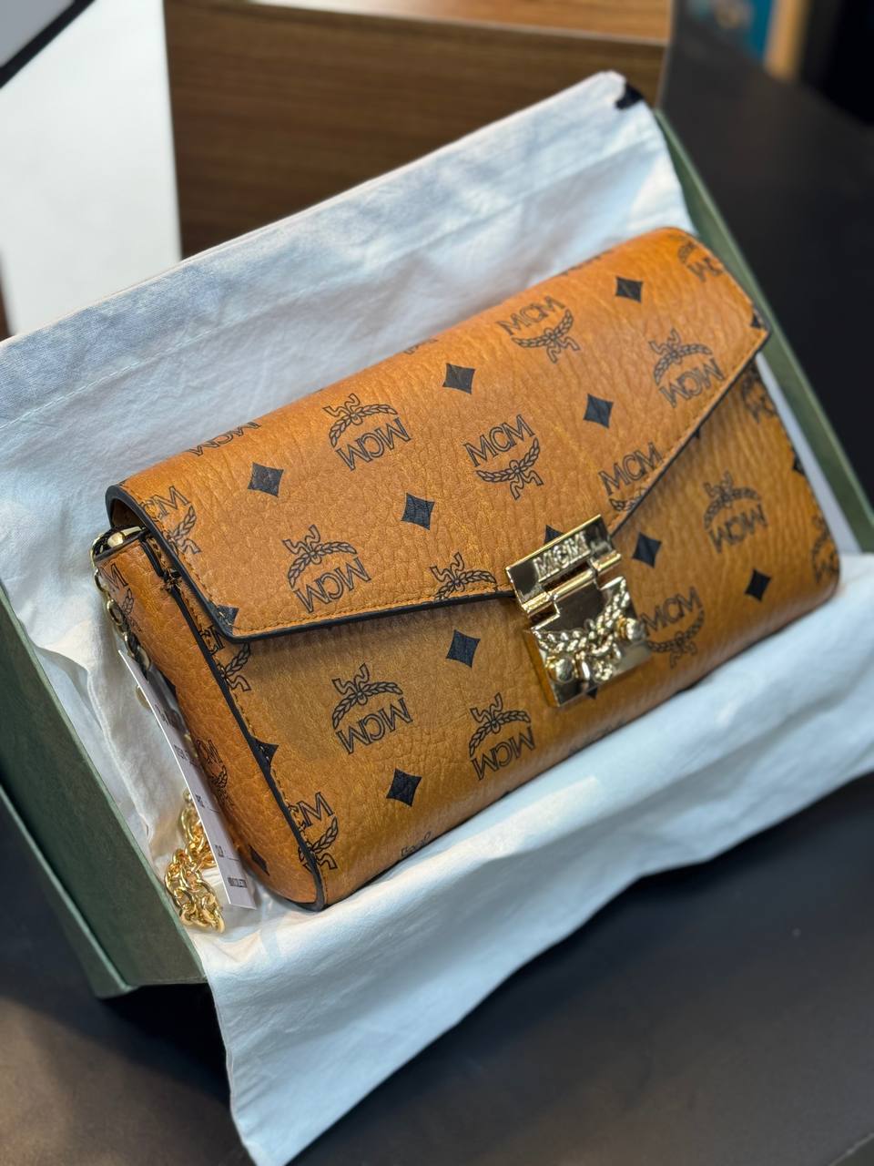 Mcm Millie flap crossbody 22x12