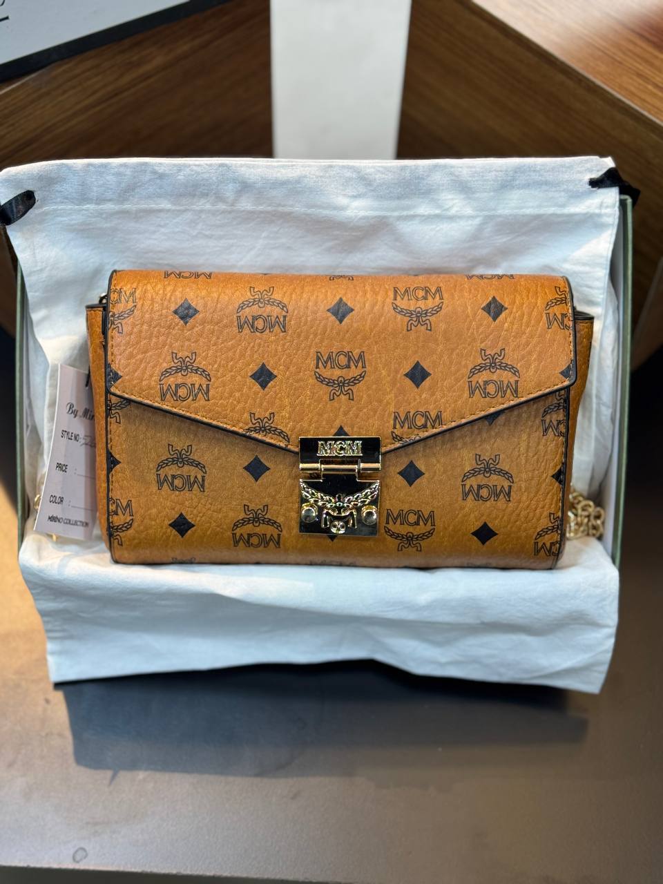 Mcm Millie flap crossbody 22x12