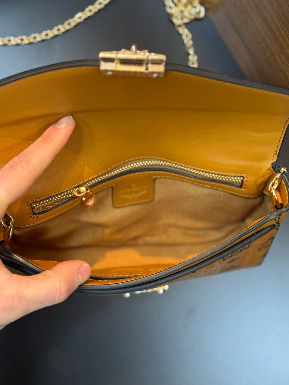 Mcm Millie flap crossbody 22x12