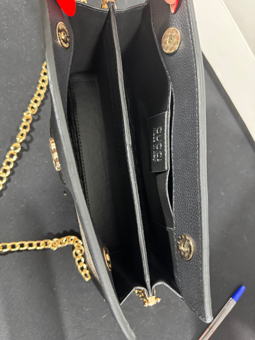 Cucci Ophidia medium shoulders bag black 25x17