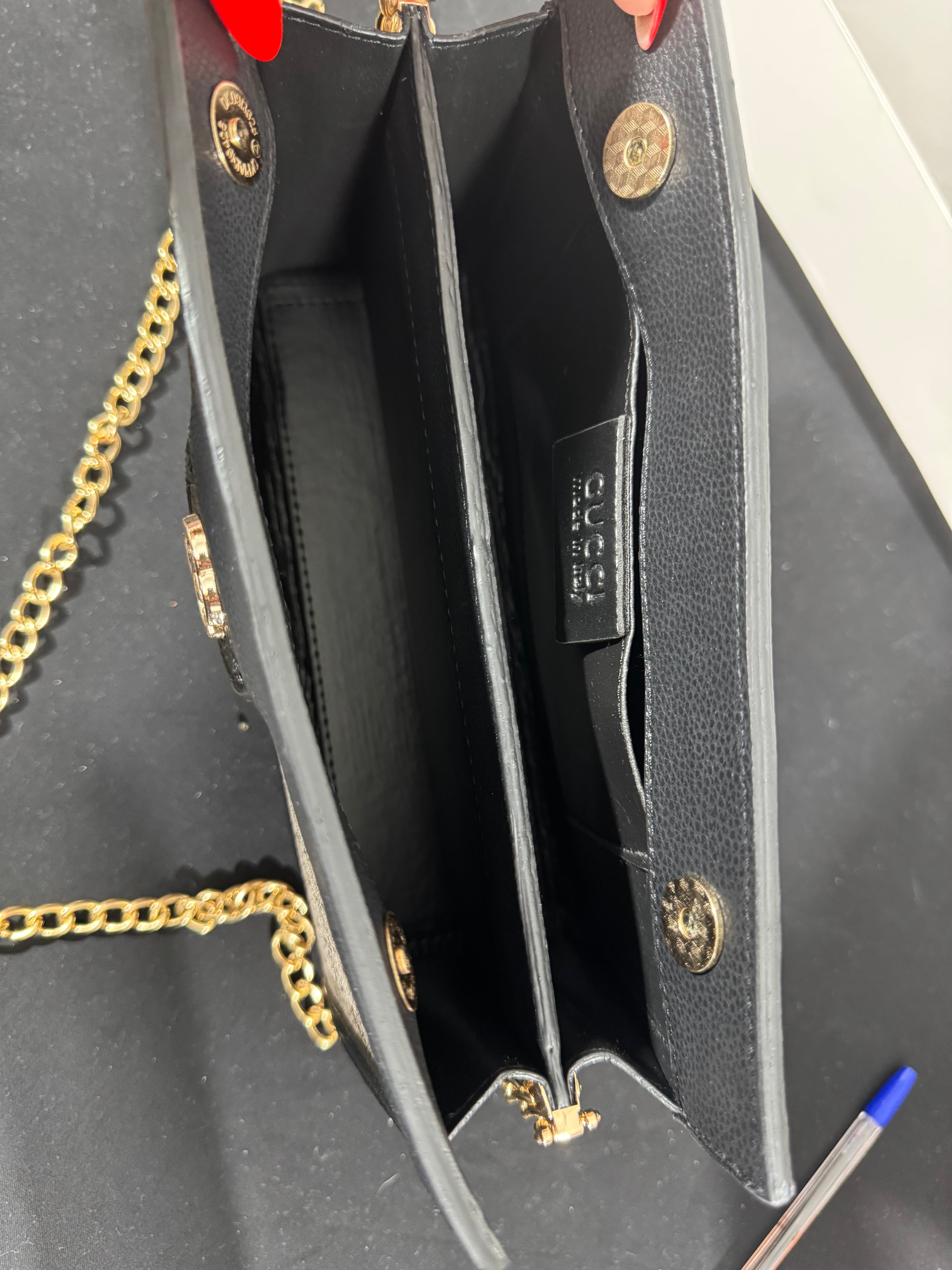 Cucci Ophidia medium shoulders bag black 25x17