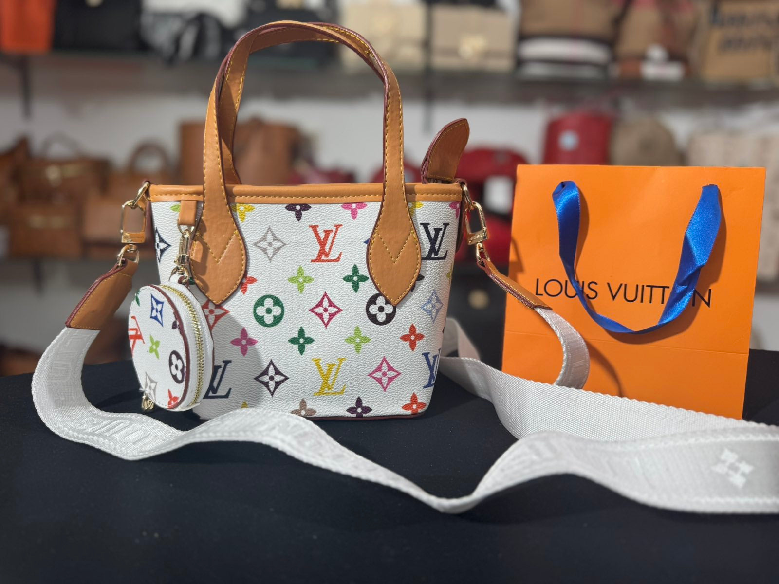 Louis Vuitton mini neverfull Murakami