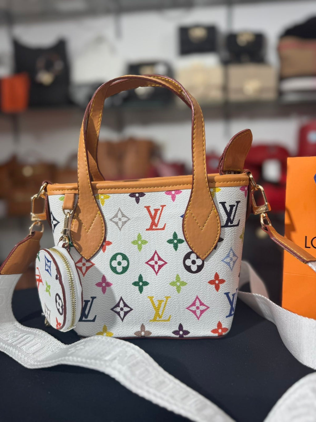 Louis Vuitton mini neverfull Murakami
